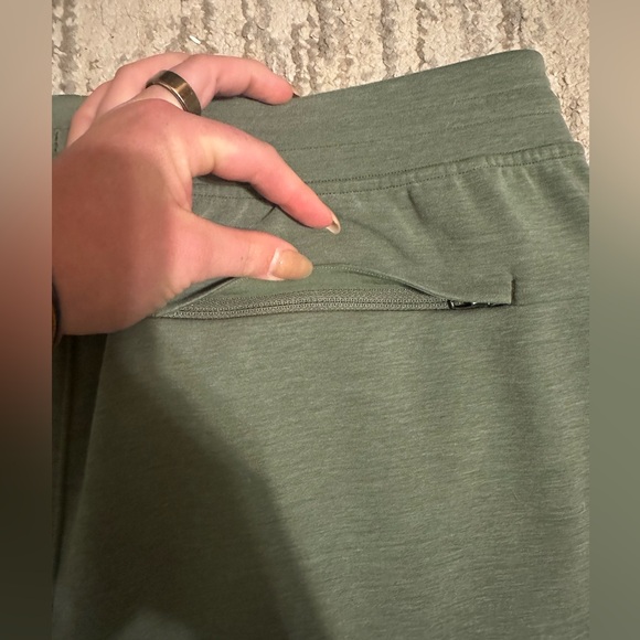 Lululemon Men’s Gridliner Fleece Joggers Green Twill - Picture 9 of 10